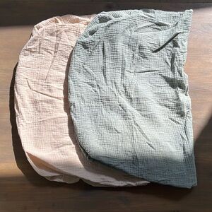 2! Mini Crib Sheets 100% Cotton